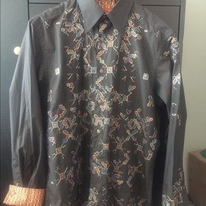 Conversation-provoking embroidered shirt